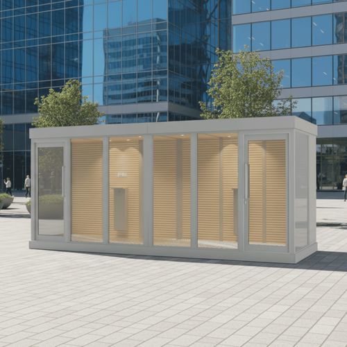 Кабина для курильщиков для наружного применения - SMOKE SOLUTION SQ560 - Longhi Air - с HEPA-фильтром