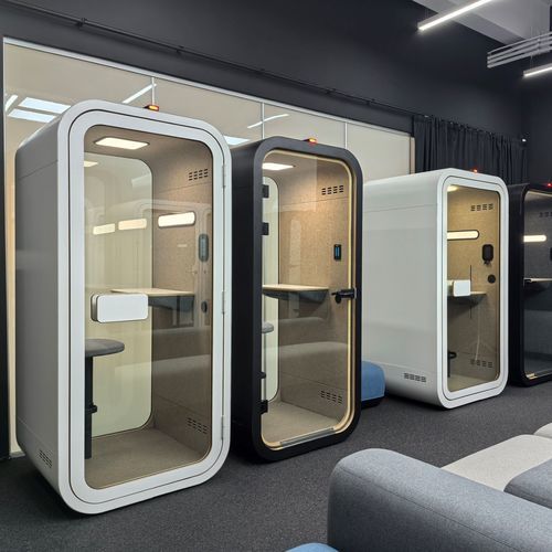 Телефонная будка для офиса - DAWN COMPACT - Dancoo Acoustic Pods Manufacturing Co.,Ltd. - для открытого пространства / из фанеры / из березы