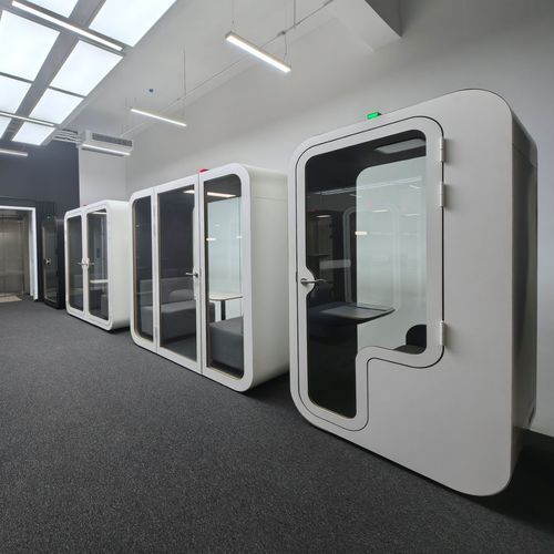 Акустическая рабочий стол POD - P FAMILY - Dancoo Acoustic Pods Manufacturing Co.,Ltd. - регулируемая / эргономичная / с системой видеоконференцсвязи