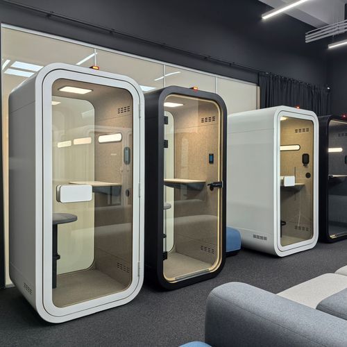 Телефонная будка для офиса - S FAMILY - Dancoo Acoustic Pods Manufacturing Co.,Ltd. - для открытого пространства / из фанеры / из березы