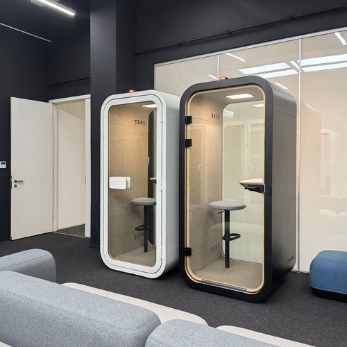 Телефонная будка для офиса - S FAMILY - Dancoo Acoustic Pods Manufacturing Co.,Ltd. - для открытого пространства / из ламината / из фанеры