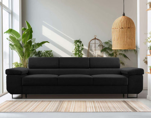 Современный диван - PABLO : 1518N - Best Mobilier - из бархата / с подлокотниками / с откидной спинкой
