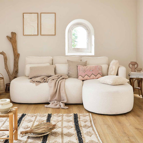 Угловой диван - MAHINA : 1551BEI - Best Mobilier - кровать / современный / из ткани