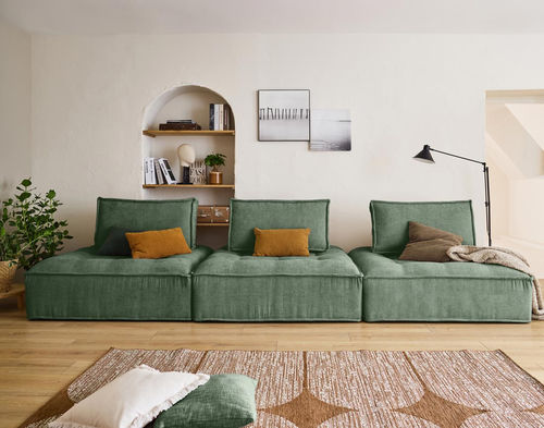 Модульный диван - MARISOL: 1859V - Best Mobilier - современный / из бархата / с подушками