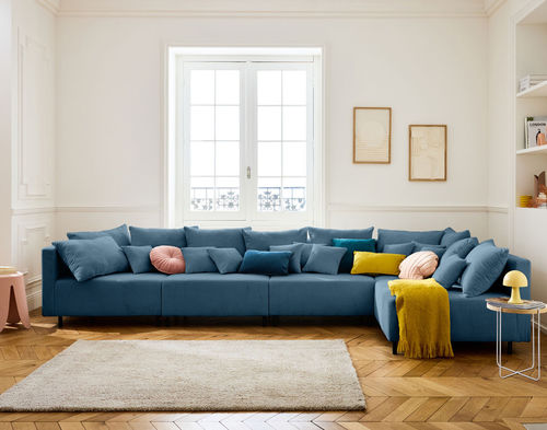 Модульный диван - EDINBURG: 1872B - Best Mobilier - современный / из бархата / с подлокотниками