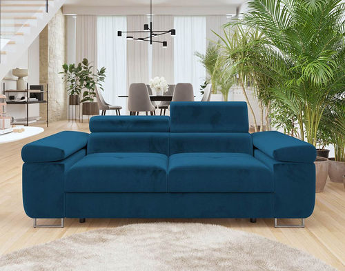 Современный диван - PABLO : 2101B - Best Mobilier - из бархата / с подлокотниками / с откидной спинкой