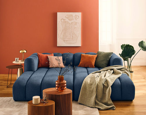Современный полудиван - DEBBIE : 2951B - Best Mobilier - из ткани / из ДСП / из древесного волокна
