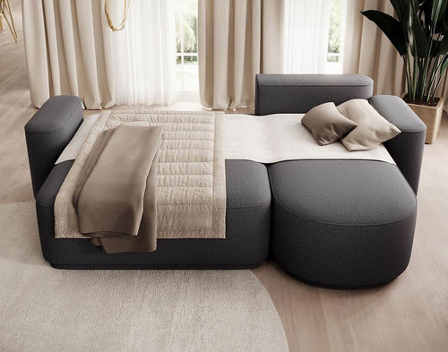 Угловой диван - SAM: 2984GANT - Best Mobilier - кровать / современный / из ткани