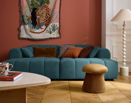 Современный полудиван - RAY : 3024BG - Best Mobilier - из ткани / из цельной древесины / из ДСП