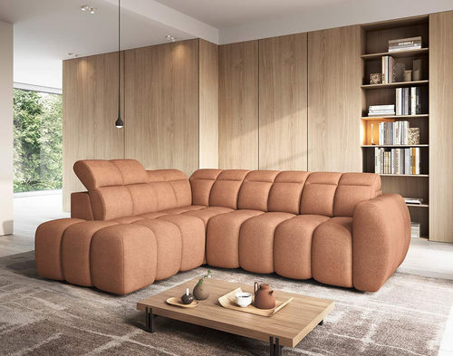 Угловой диван - BASILE: 3179TER - Best Mobilier - современный / из ткани / с подлокотниками