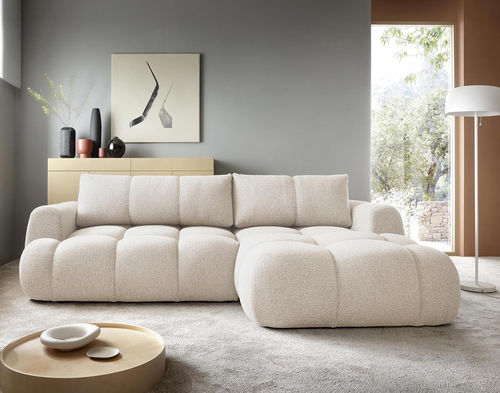 Угловой диван - YULIN: 3232BEI - Best Mobilier - кровать / современный / из ткани