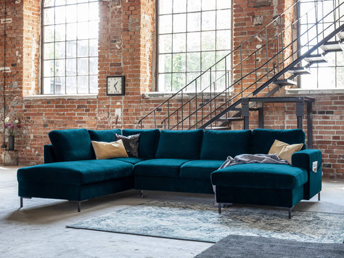 Угловой диван - LILLY : 1068BC - Best Mobilier - кровать / полукруглый / современный
