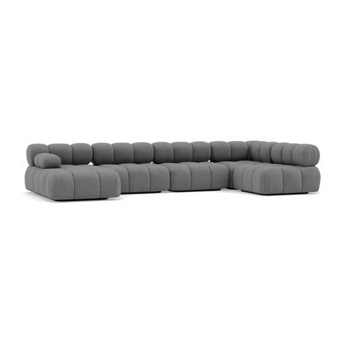 Модульный диван - RUBY - Best Mobilier - полукруглый / современный / из бархата