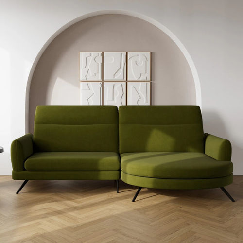 Угловой диван - TERRY - Best Mobilier - современный / для гостиной / из ткани