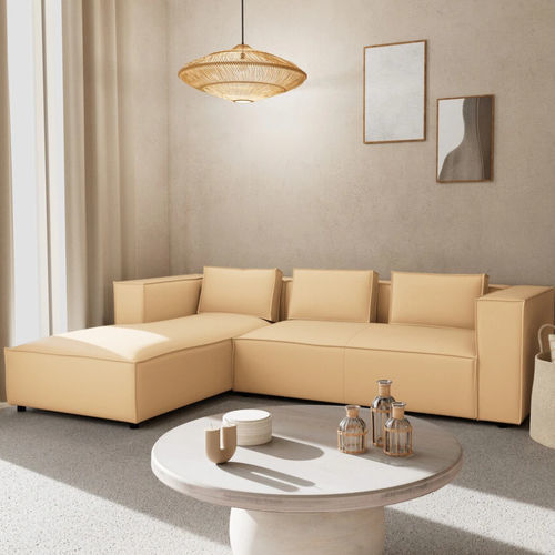 Угловой диван - STELLA - Best Mobilier - современный / для гостиной / из кожи