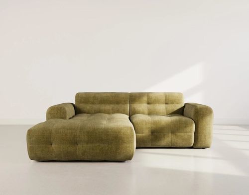 Угловой диван - DIANE - Best Mobilier - современный / для гостиной / из бархата