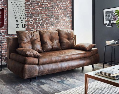 Диван промышленный дизайн - LARSON - Best Mobilier - для гостиной / из ткани / из полиэстера