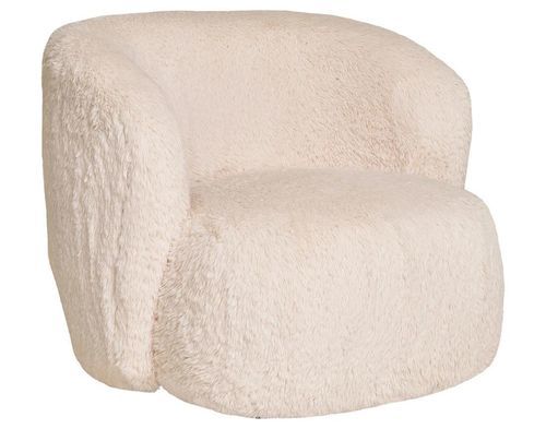 Кресло скандинавский дизайн - MAETO - Best Mobilier - из экологического меха / из полиэстера / из бука