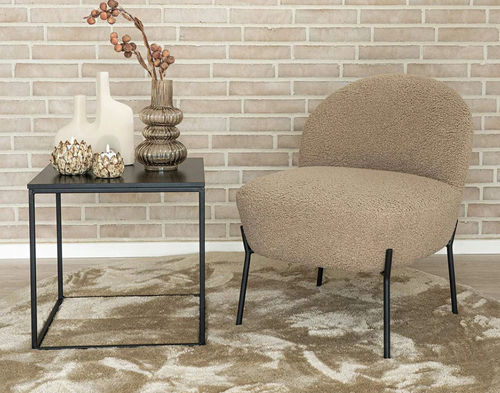 Кресло ретро - RENATO - Best Mobilier - из ткани / из фанеры / с основанием из стали