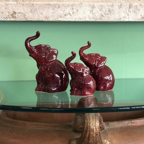Скульптура из глазированной керамики - Elefante  - cestenoli srl - ручной работы / Сделано в Италии / отдельностоящая