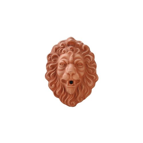 Скульптура из терракоты - Testa di Leone - cestenoli srl - для наружного применения / ручной работы / Сделано в Италии