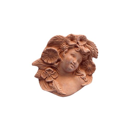 Скульптура из терракоты - Maschera Primavera - cestenoli srl - для наружного применения / ручной работы / Сделано в Италии