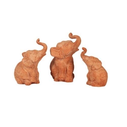 Скульптура из терракоты - Elefante - cestenoli srl - для наружного применения / ручной работы / садовая