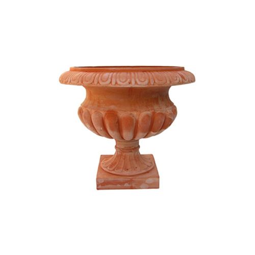 Кадка для садовых растений из терракоты - Calice con Decorazione - cestenoli srl - круглая / ручной работы / классическая