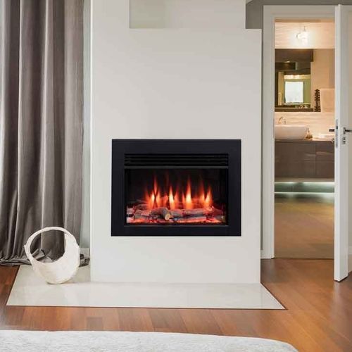 Электрическая топка для камина - Iconic 530 - Heat Design - из стали / из нержавеющей стали / современная