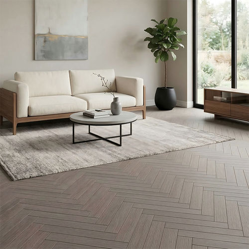 Паркет из массивной доски - DF-R1177 - Dief Flooring - «венгерская елка» / лакированный / очищенный