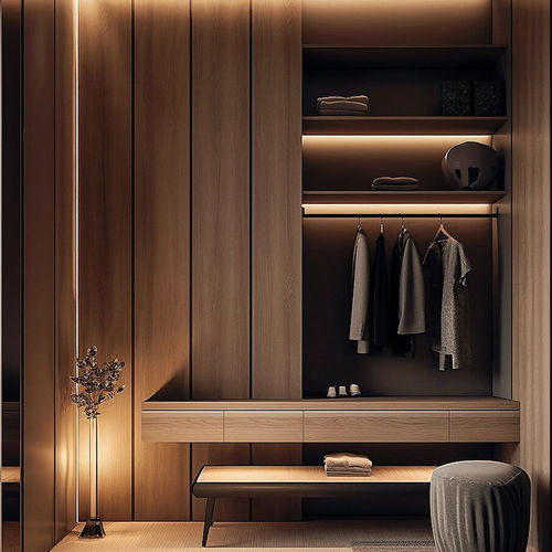 Модульная гардеробная - DFD-WI-08 - Dief Flooring - современная / из дерева / матовая