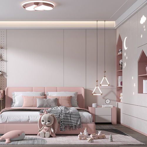 Серая детская комната - DFD-GR-06 - Dief Flooring - розовая / цвет по индивидуальному заказу / из дерева