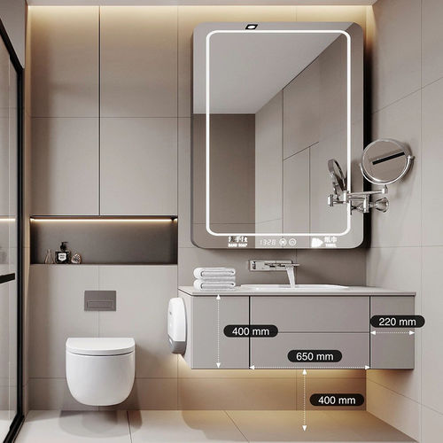 Настенная тумба под умывальник - DFD-BV-06 - Dief Flooring - из дерева / из мрамора / современная