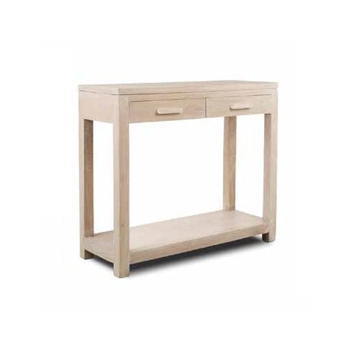 Современный стол-консоль - 931089-PAT - BAMBO BLAU - из дерева / с основанием из древесины / прямоугольный