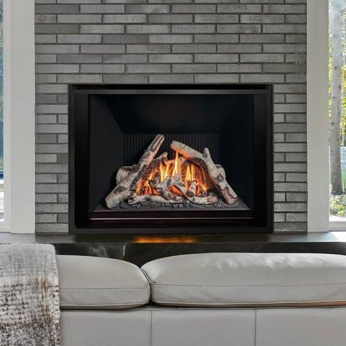 Пропановый камин - H6 - Valor Fireplaces - на природном газе / встраиваемый / Односторонний