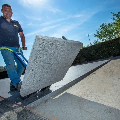 Уличная плитка из гипса - BERDING BETON GmbH - для наружного применения / для прихожей / для террасы
