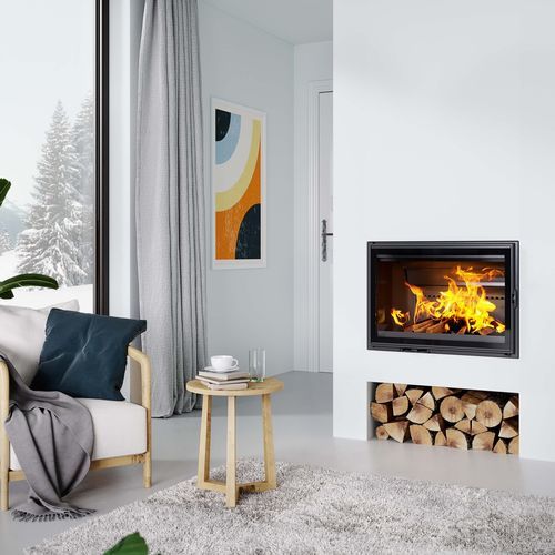 Дровяной камин - 2180CBS - Dovre - встраиваемый / Односторонний / с закрытой топкой