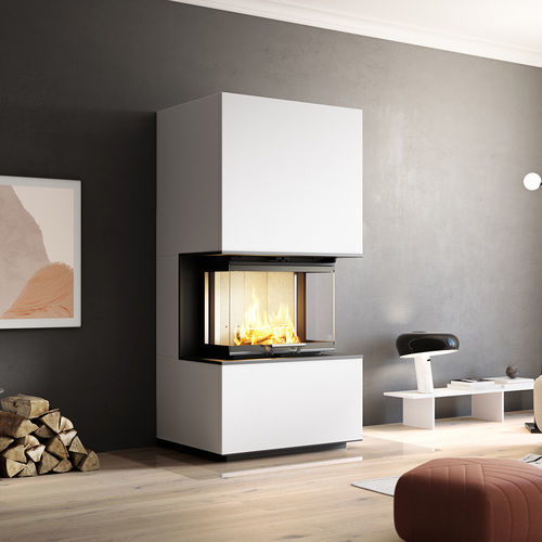 Дровяной камин - SCAN 5004 S FRL - Scan A/S - отдельно стоящий / с 3 поверхностями / с закрытой топкой