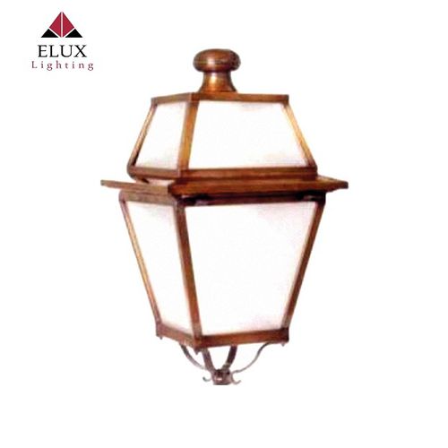 Классический городской фонарь - Lanterna storica Trastevere 303OT - Elux srl - латуни / LED / квадратный