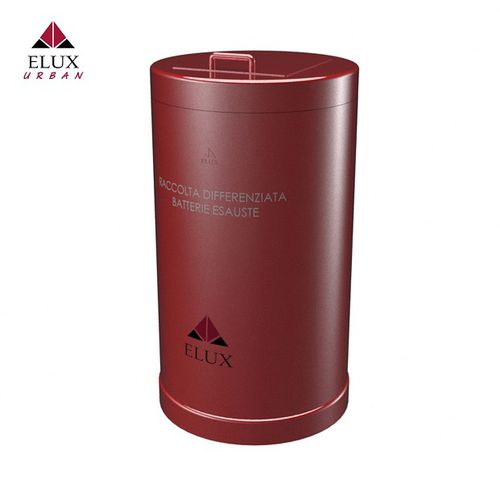 Мусорный контейнер из гальванизированной стали - RUP PILE 626 - Elux srl - из стали, покрытой порошком / для наружного применения / с сортировкой