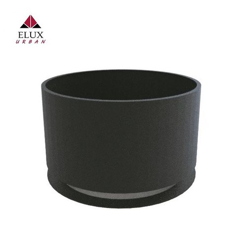 Кадка для садовых растений из стального листа - KALIKA 102 - Elux srl - из стали, покрытой порошком / из нержавеющей стали / круглая