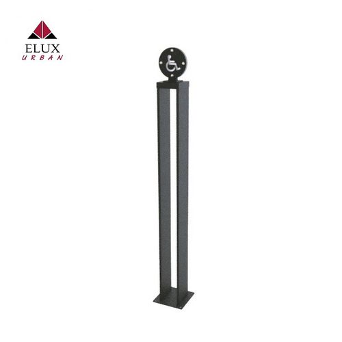 Защитный боллард - JOY 401H - Elux srl - неподвижный / из стали, покрытой порошком / для общественных мест