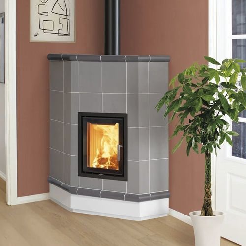 Печь-камин на дровах - ATENA 4 LEVELS - Cerampiù Srl - электрическая / 8 кВ / многотопливная