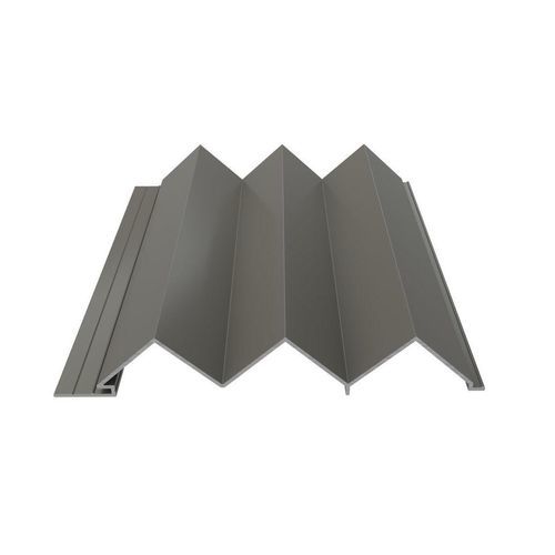Ребристое листовое железо - MONTE PERDIDO - Alu-Stock SA - из алюминия / 3D / имитация черепицы