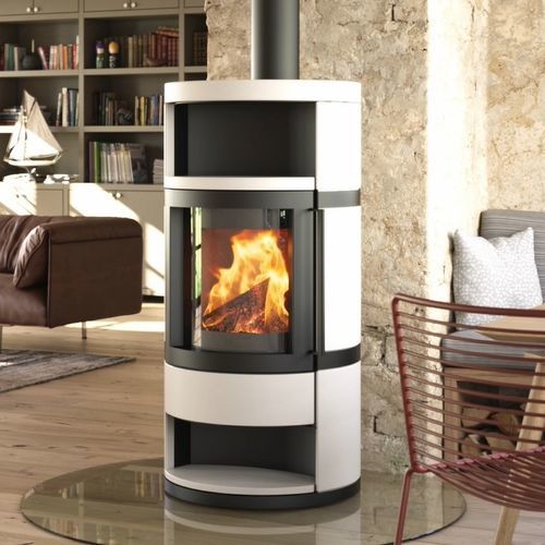 Печь-камин на дровах - COMO - HASE Kaminofenbau GmbH - 6 кВ / 8 кВ / многотопливная