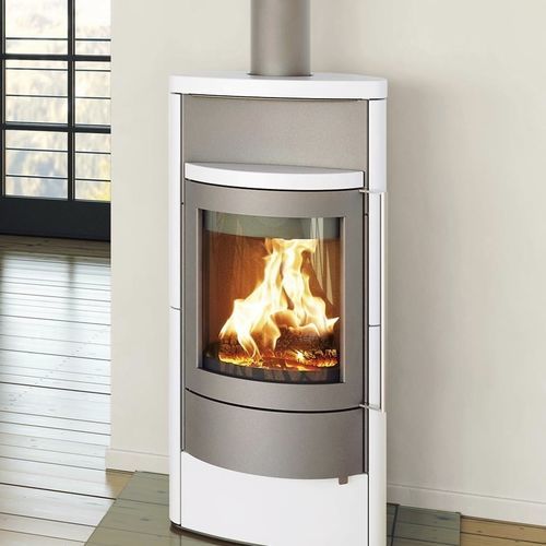Печь-камин на дровах - LUNO - HASE Kaminofenbau GmbH - 7 кВ / многотопливная / отдельностоящая