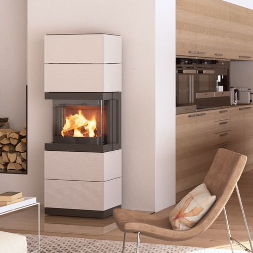 Печь-камин на дровах - PATNA - HASE Kaminofenbau GmbH - 6 кВ / 8 кВ / многотопливная