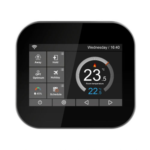 Цифровой термостат - BC207W-T - Breeze Controls - программируемый / для теплого пола / для окружающей среды