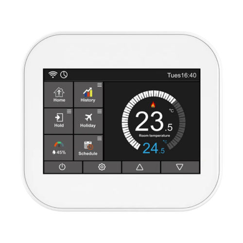 Электронный термостат - BC207-E - Breeze Controls - программируемый / для теплого пола / встраиваемый в стену