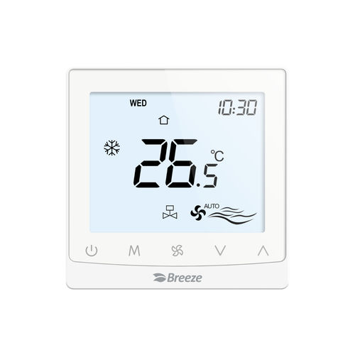 Цифровой термостат - BC105-4DM - Breeze Controls - программируемый / для системы отопления / для кондиционера